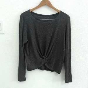 Gray Long Sleeve Tee